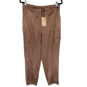 NWT BAILEY/44 Satin Cargo Pants Lightweight‎ Wide Leg Size 8